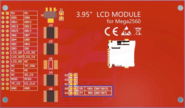 3.95inch Arduino Display-Mega2560 ST7796 - LCD wiki